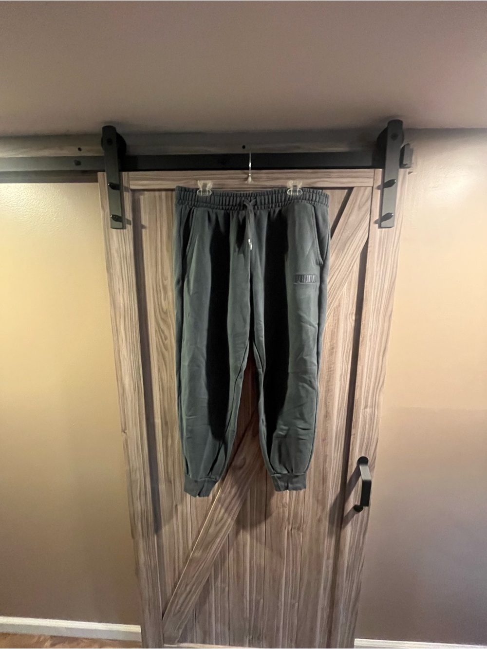 Men's Puma Dark Green Jogger Pants